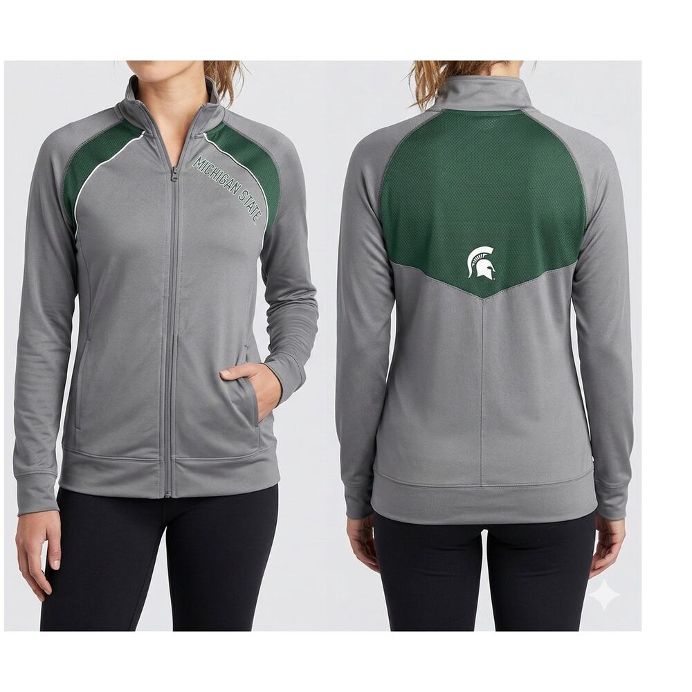 ProEdge Small Womens Full Zip Michigan State Spartans Polyester Jacket